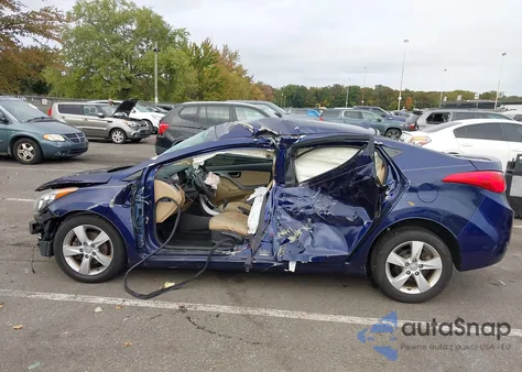 2013 Hyundai Elantra Gls z USA, uszkodzony, nr VIN 5NPDH4AE3DH311801